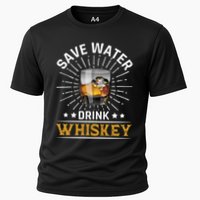 Whiskey Er Save Water Whiskey Gift Cooling Performance Crew T-Shirt