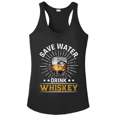 Whiskey Er Save Water Whiskey Gift Ladies PosiCharge Competitor Racerback Tank