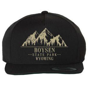 Wyoming En State Park Wool Snapback Cap