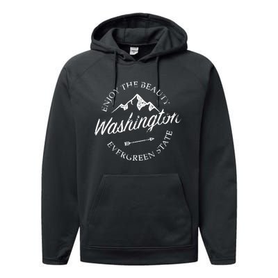 Washington Evergreen State Performance Fleece Hoodie