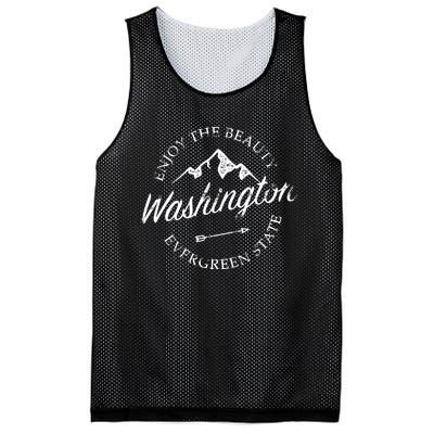 Washington Evergreen State Mesh Reversible Basketball Jersey Tank