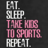 Womens Eat Sleep Take To Sports Repeat Mother's Day Beanie