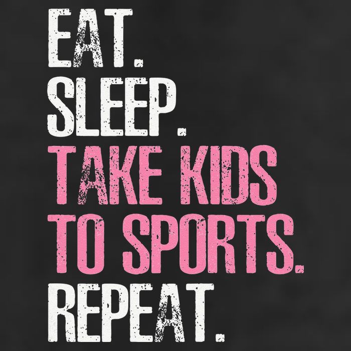 Womens Eat Sleep Take To Sports Repeat Mother's Day Beanie