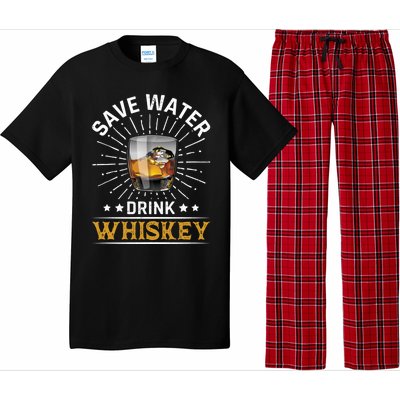 Whiskey Er Save Water Whiskey Cute Gift Pajama Set