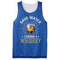 Whiskey Er Save Water Whiskey Cute Gift Mesh Reversible Basketball Jersey Tank