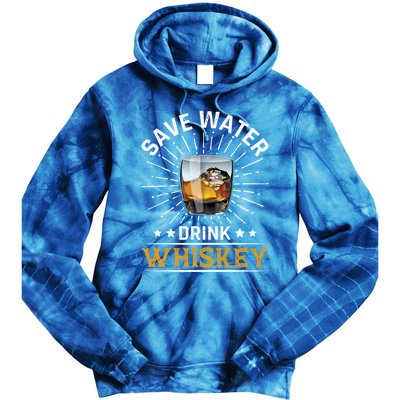 Whiskey Er Save Water Whiskey Cute Gift Tie Dye Hoodie