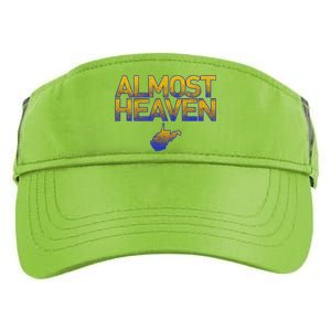 West Virginia Almost Heaven Adult Drive Performance Visor