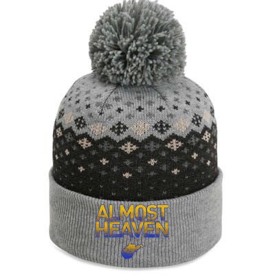 West Virginia Almost Heaven The Baniff Cuffed Pom Beanie