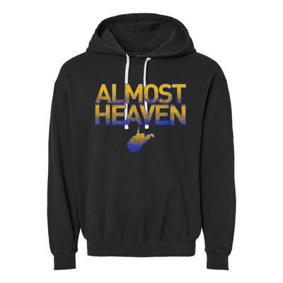 West Virginia Almost Heaven Garment-Dyed Fleece Hoodie