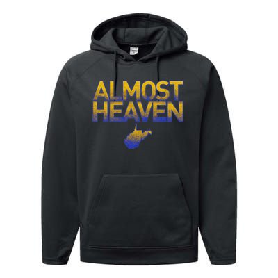 West Virginia Almost Heaven Performance Fleece Hoodie