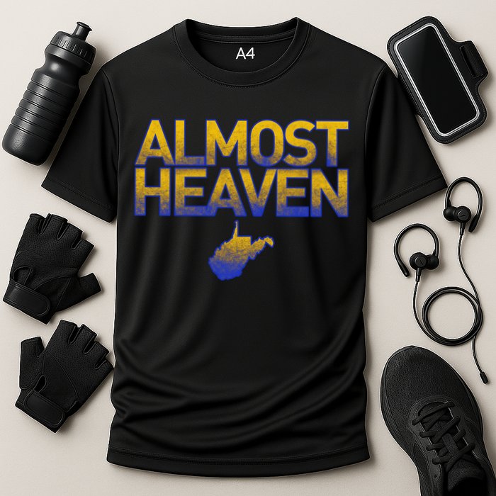 West Virginia Almost Heaven Cooling Performance Crew T-Shirt
