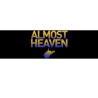 West Virginia Almost Heaven Bumper Sticker