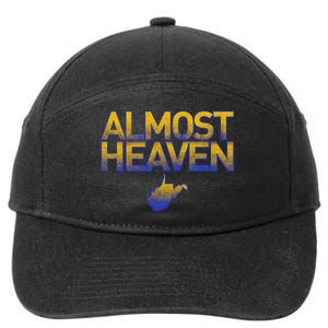 West Virginia Almost Heaven 7-Panel Snapback Hat