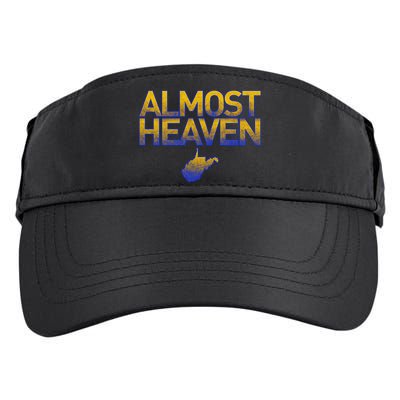 West Virginia Almost Heaven Adult Drive Performance Visor