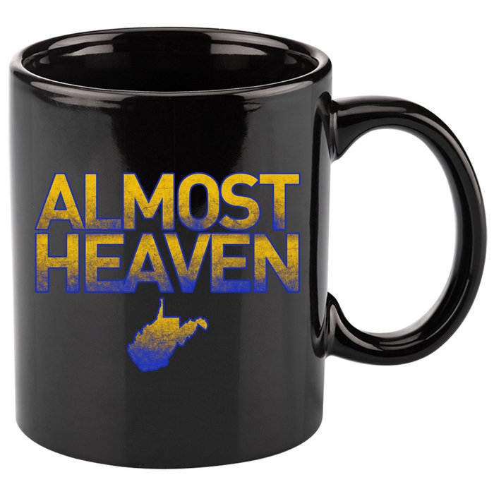 West Virginia Almost Heaven 11oz C Handle Ceramic Mug