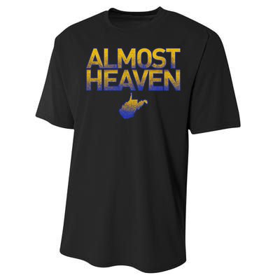 West Virginia Almost Heaven Performance Sprint T-Shirt