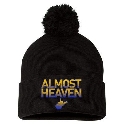 West Virginia Almost Heaven Pom Pom 12in Knit Beanie