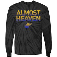 West Virginia Almost Heaven Tie-Dye Long Sleeve Shirt