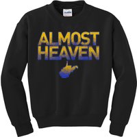 West Virginia Almost Heaven Kids Sweatshirt