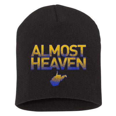 West Virginia Almost Heaven Short Acrylic Beanie