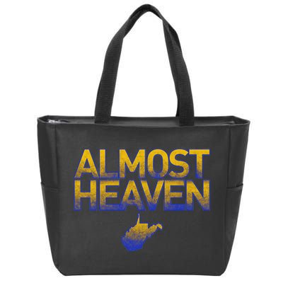 West Virginia Almost Heaven Zip Tote Bag