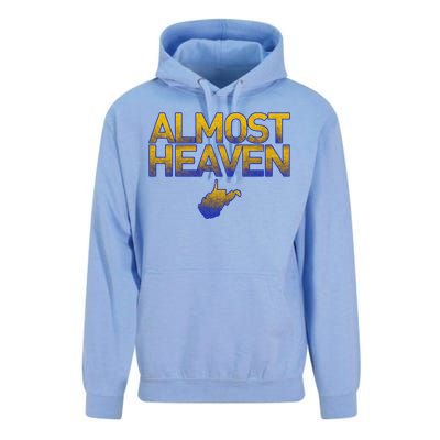 West Virginia Almost Heaven Unisex Surf Hoodie