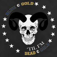 West Virginia Blue & Gold Till I'm Dead & Cold 11oz C Handle Ceramic Mug