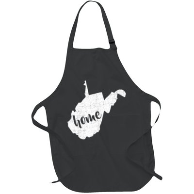 West Virginia Home State Full-Length Apron With Pockets