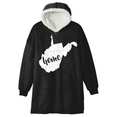 West Virginia Home State Hooded Wearable Blanket