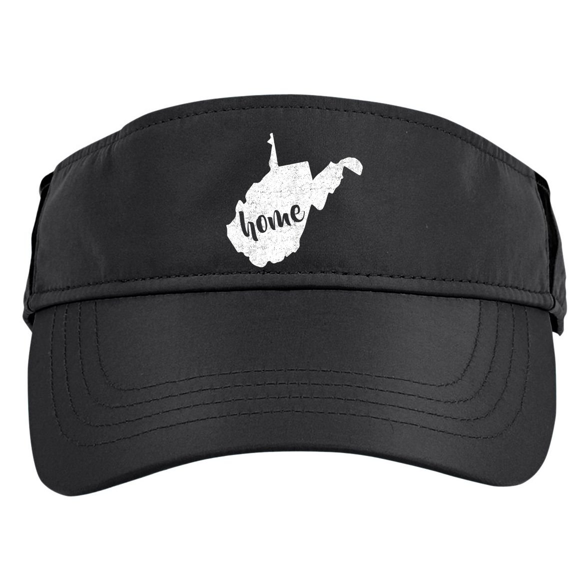 West Virginia Home State Adult Drive Performance Visor