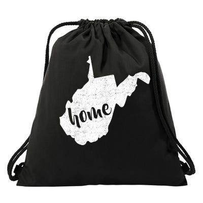 West Virginia Home State Drawstring Bag