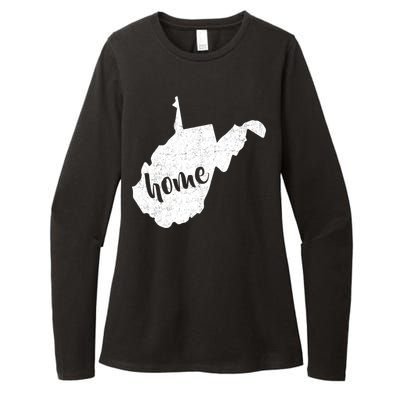 West Virginia Home State Womens CVC Long Sleeve Shirt