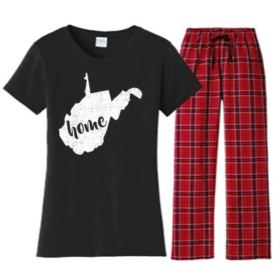 West Virginia Home State Women's Flannel Pajama Set