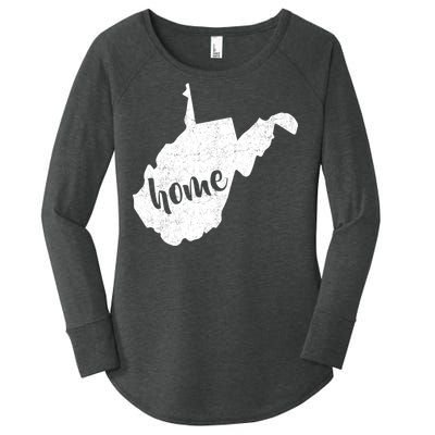 West Virginia Home State Women's Perfect Tri Tunic Long Sleeve Shirt