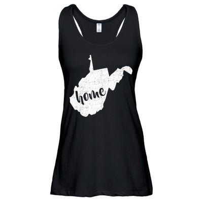 West Virginia Home State Ladies Essential Flowy Tank