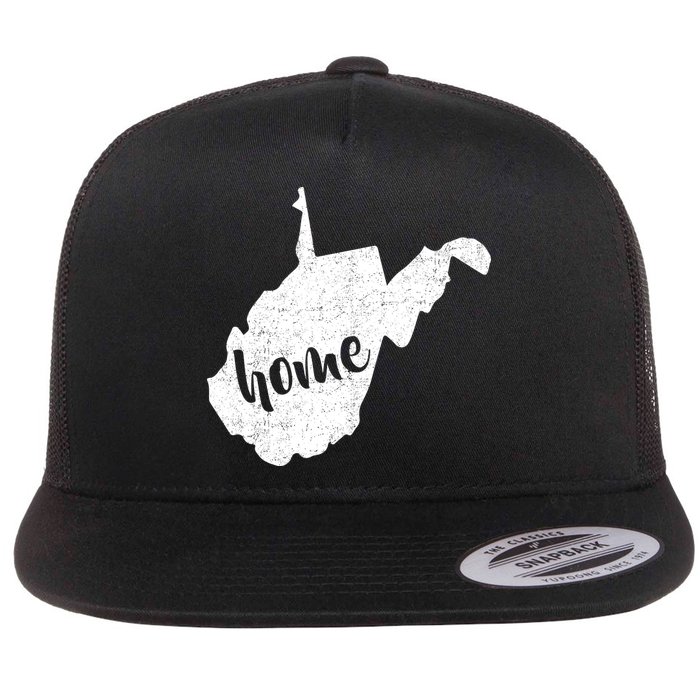 West Virginia Home State Flat Bill Trucker Hat