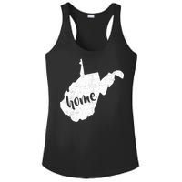 West Virginia Home State Ladies PosiCharge Competitor Racerback Tank