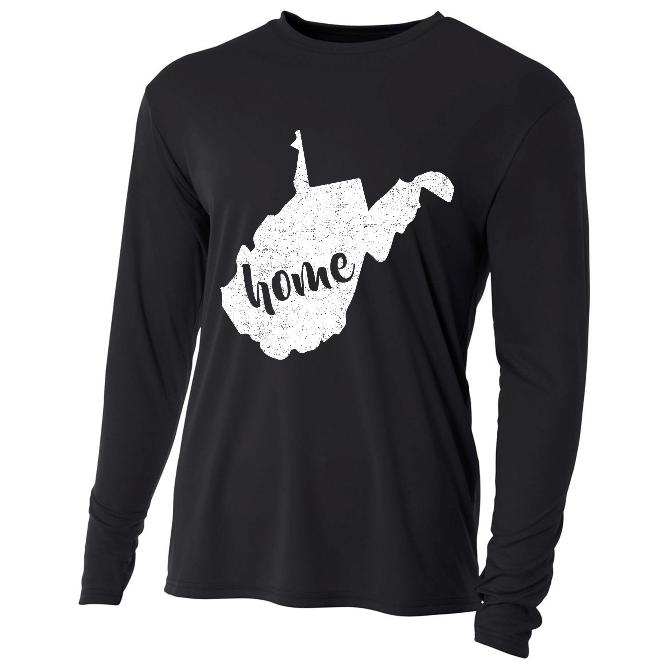 West Virginia Home State Cooling Performance Long Sleeve Crew