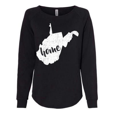 West Virginia Home State Womens California Wash Sweatshirt