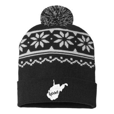 West Virginia Home State USA-Made Snowflake Beanie