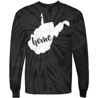 West Virginia Home State Tie-Dye Long Sleeve Shirt