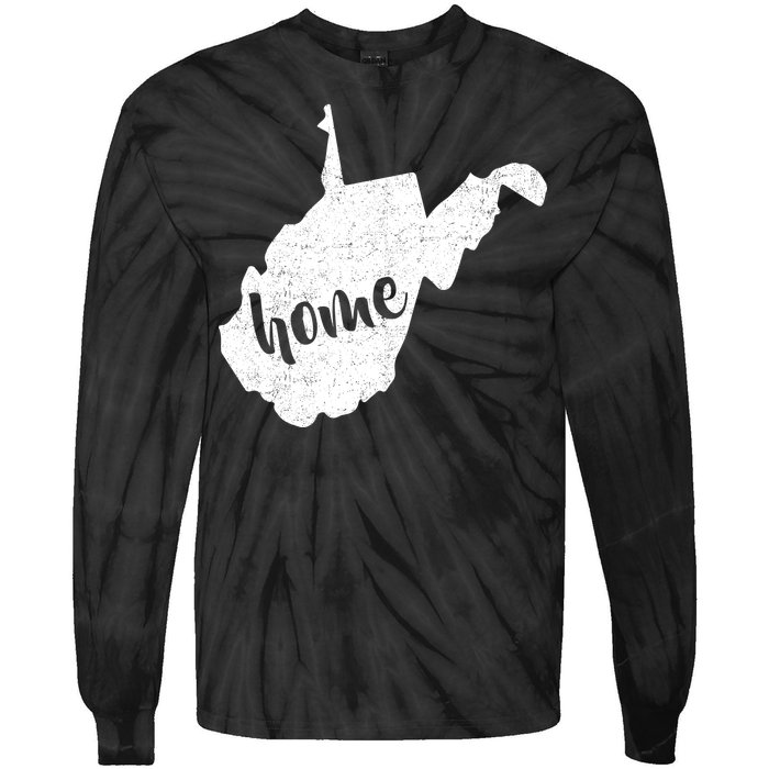 West Virginia Home State Tie-Dye Long Sleeve Shirt