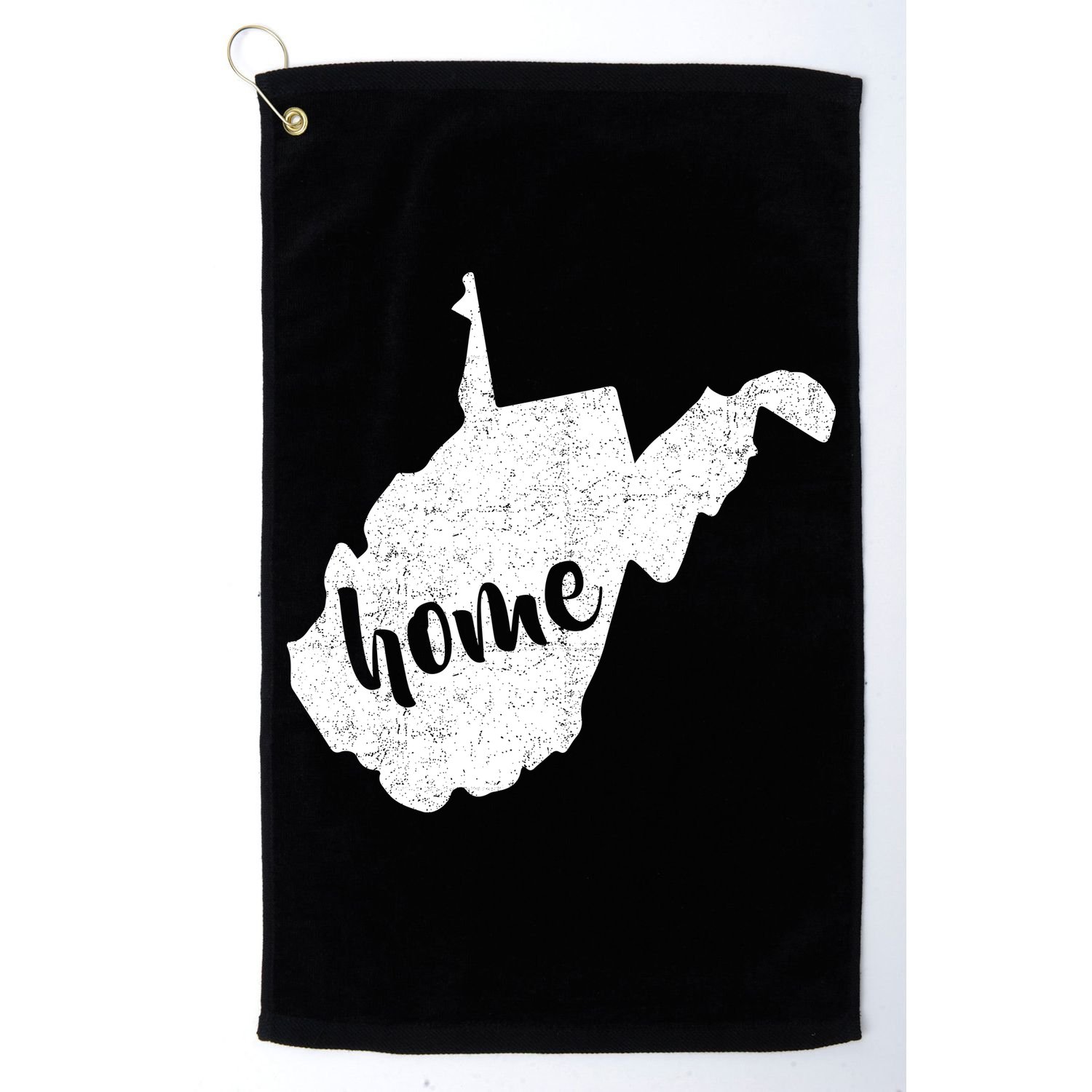 West Virginia Home State Golf Towel