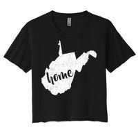 West Virginia Home State Women's Crop Top Tee