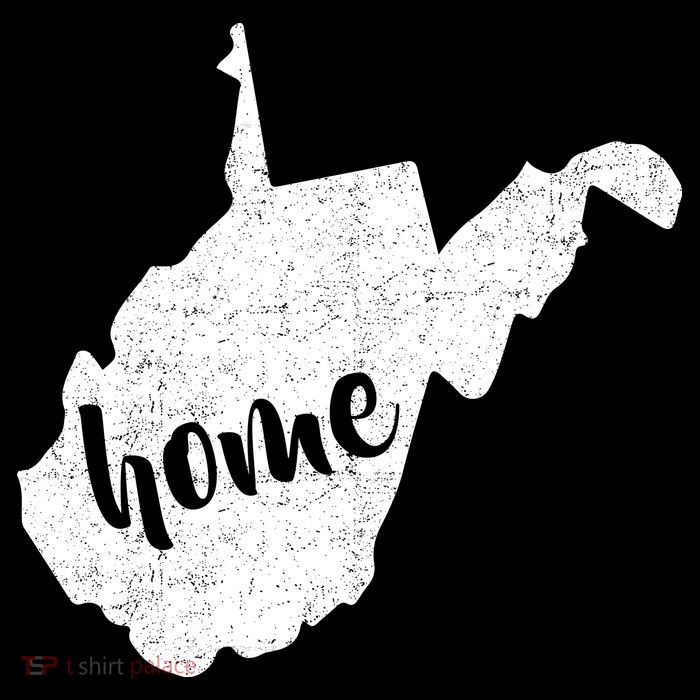 West Virginia Home State Women's V-Neck T-Shirt