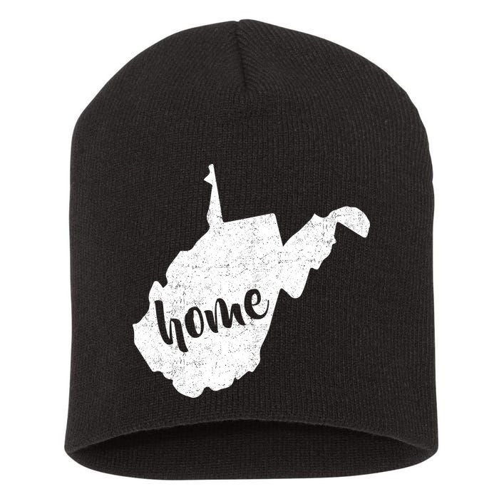 West Virginia Home State Short Acrylic Beanie