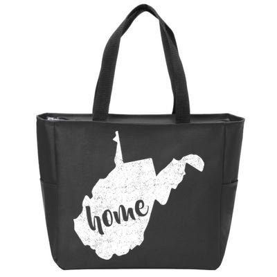 West Virginia Home State Zip Tote Bag