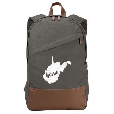 West Virginia Home State Cotton Canvas Backpack