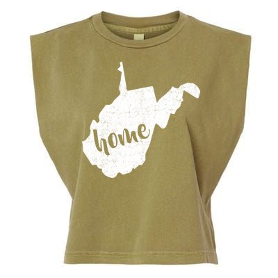 West Virginia Home State Garment-Dyed Women's Muscle Tee