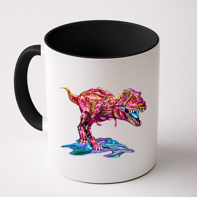 Wet Paint Colorful T-Rex Mug